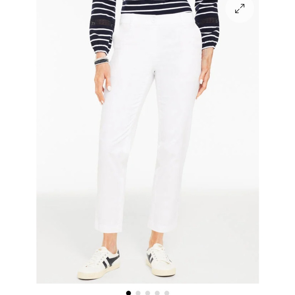 NWT Talbot's Perfect Crop Pant White